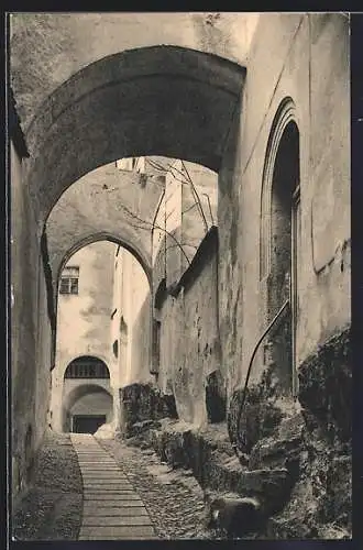 AK Müglitztal, Felsengang im Schloss Weesenstein
