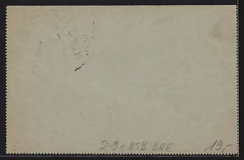 AK Breslau, Private Stadtpost-Beförderung, Ganzsache