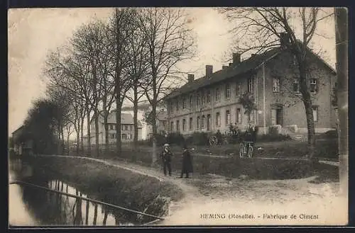 AK Heming /Moselle, Fabrique de Ciment