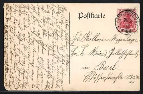 AK Liebsdorf /O.-Els., Gasthaus zur Sonne von Camille Willig, Ruine Liebenstein, Kirche, Wohnung Ernest Willig