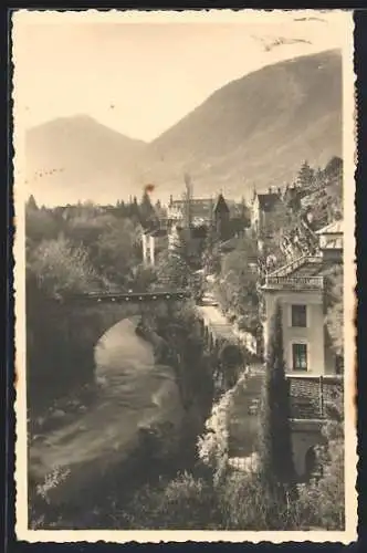 AK Merano / Meran, Passeggiata Gilf, Gilfpromenade