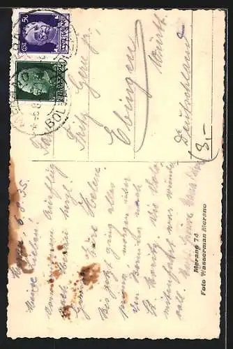 AK Merano / Meran, Passeggiata Gilf, Gilfpromenade