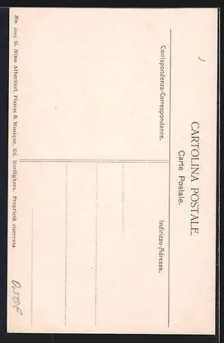 AK Bordighera, Paese alto dagli Ulivi