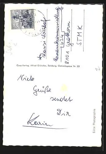 AK Salzburg, Freibad Leopoldskron mit Sprungturm