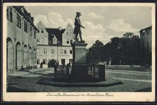 AK Dessau, Der alte Dessauer mit Anne-Liese-Haus
