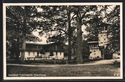 AK Hubertusstock /Schorfheide, Blick auf das Jagdschloss Hubertusstock