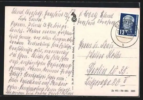 AK Elend im Harz, Blick auf das Harzhaus