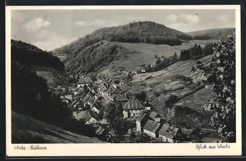 AK Wieda /Südharz, Blick zur Wache