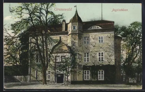 AK Grunewald, Partie am Jagdschloss