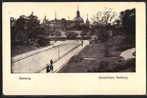 AK Hamburg-St.Pauli, Blick auf das Concerthaus