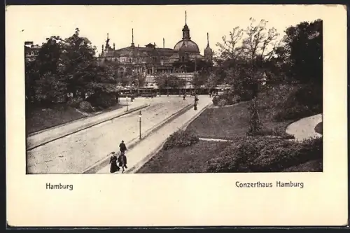 AK Hamburg-St.Pauli, Blick auf das Concerthaus
