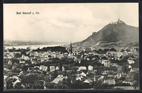 AK Bad Honnef a. Rh., Ortsansicht aus der Vogelschau