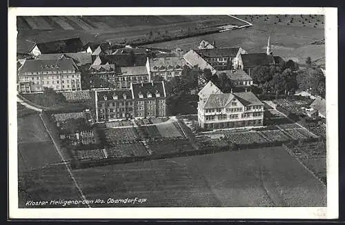 AK Heiligenbronn /Oberndorf, Kloster Heiligenbronn aus der Luft