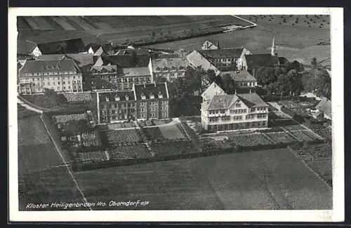 AK Heiligenbronn /Oberndorf, Kloster Heiligenbronn aus der Luft
