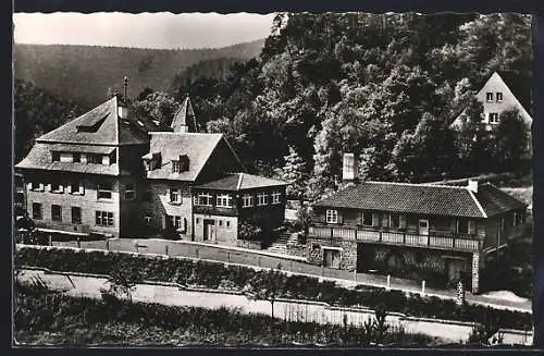 AK Elmstein /Pfälzerwald, Blick auf das Naturfreundehaus