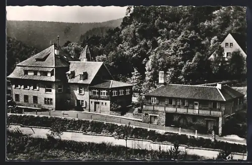 AK Elmstein /Pfälzerwald, Blick auf das Naturfreundehaus