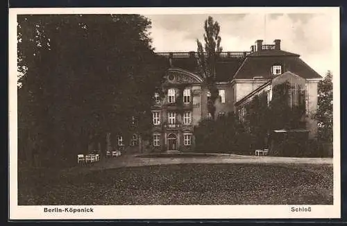 AK Berlin-Köpenick, Partie am Schloss