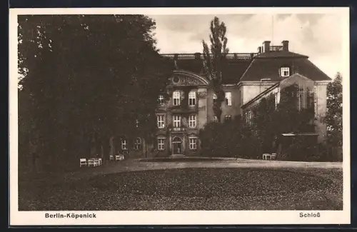 AK Berlin-Köpenick, Partie am Schloss