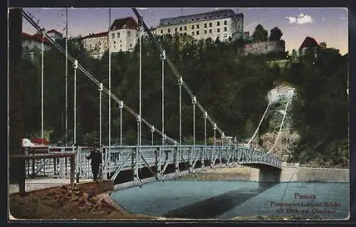 AK Passau, Prinzregent-Luitpold-Brücke