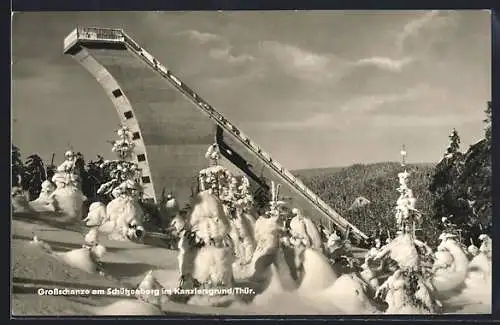 AK Kanzlersgrund /Thür., Grossschanze am Schützenberg