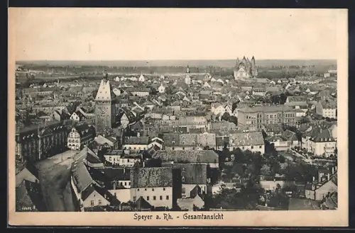AK Speyer a. Rh., Gesamtansicht