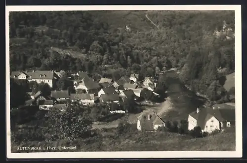 AK Altenbrak i. Harz, Ortsansicht aus der Vogelschau