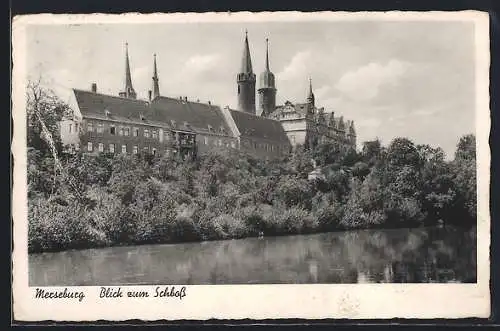 AK Merseburg, Blick zum Schloss