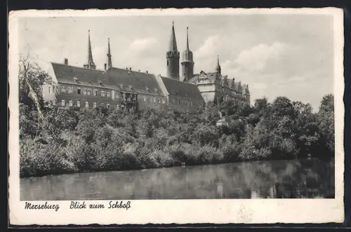 AK Merseburg, Blick zum Schloss