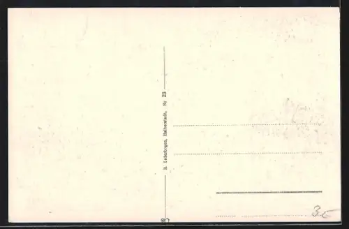 AK Halberstadt, Partie am Rathaus