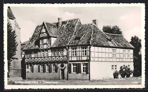 AK Halberstadt /Harz, Gleimhaus, Wohnhaus des Dicters Gleim