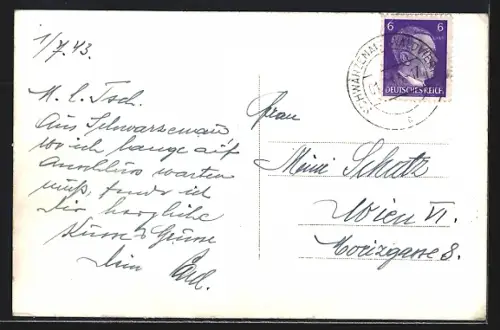 AK Schwarzenau i. Waldviertel, Ortsansicht