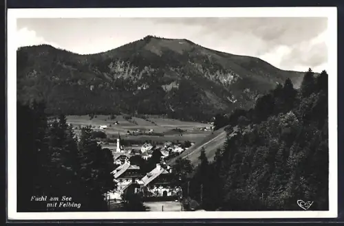 AK Fuschl am See, Teilansicht mit Felbing