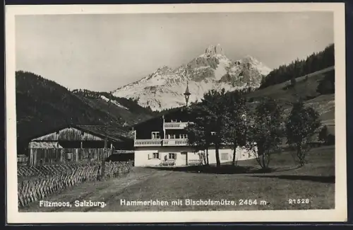 AK Filzmoos /Salzburg, Hammerlehen mit Bischofsmütze