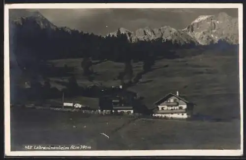 AK Alm, Lehrerinnenheim mit Bergen