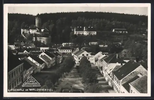 AK Litschau im Waldviertel, Platz der Ortschaft