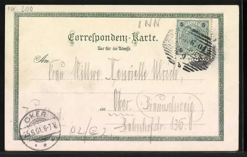 AK Innsbruck, Rennplatz mit Denkmal