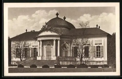 AK Melk, Pavillon im Stiftsgarten