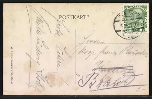 AK Melk a. D., Teilansicht mit Stift