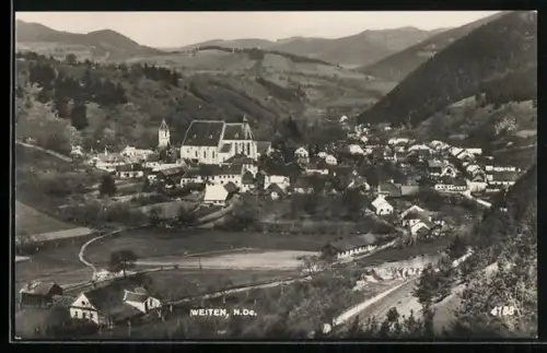 AK Weiten /N. Oe., Teilansicht mit Kirche