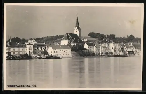 AK Ybbs a. Donau, Ortsansicht