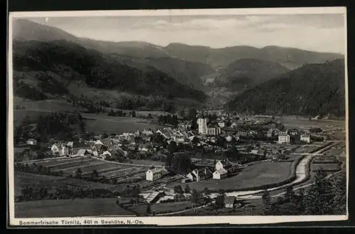 AK Türnitz /N.-Oe., Teilansicht mit Kirche