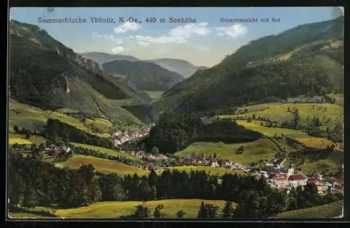 AK Ybbsitz /N.-Oe., Gesamtansicht mit Not