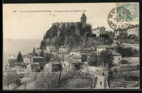 AK Saint-Étienne, Vue générale de Cornillon