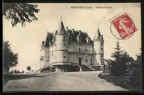 AK Montagny /Loire, Château de Léva
