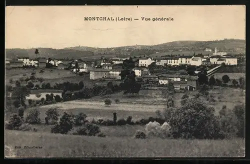 AK Montchal /Loire, Vue générale