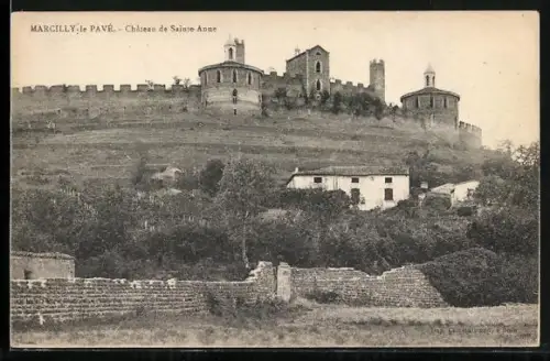 AK Marcilly-le-Pavé, Château de Sainte Anne