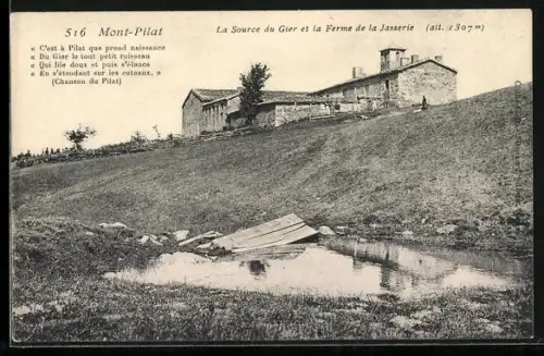AK Mont-Pilat, La Source du Gier et la Ferme de la Jasserie