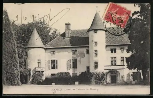 AK Mandax /Loire, Château des Ressis