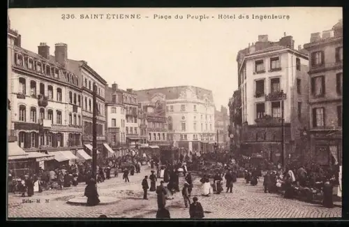 AK Saint-Étienne, Place du Peuple, Hôtel des Ingénieurs