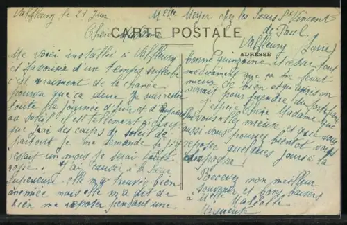 AK Valfleury /Loire, Vue générale